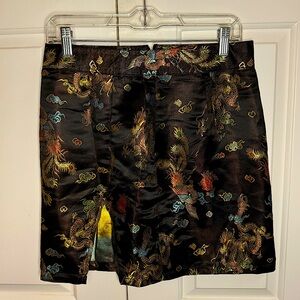 SHEIN DRAGON MINI SKIRT W/ SLIDE SLIT